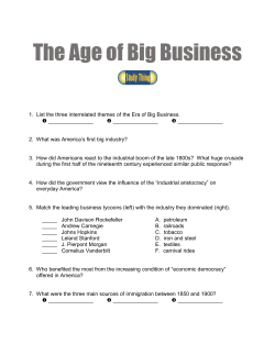 Age of Big Business - apush-xl