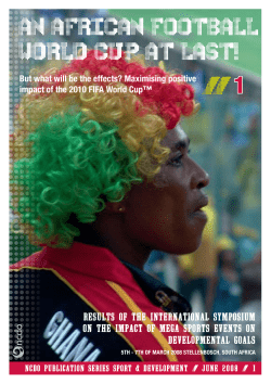 an african football world cup at last!