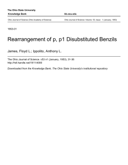 REARRANGEMENT OF p, p`-DISUBSTITUTED