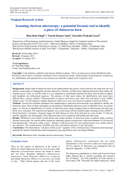Print this article - International Journal of Scientific Reports