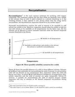 Recrystallization - Rose