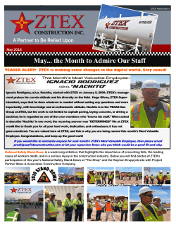 May... the Month to Admire Our Staff
