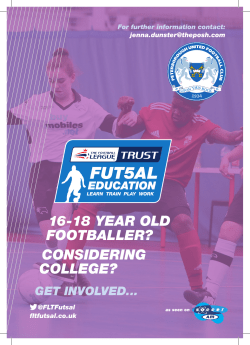 FLT Futsal A5 GIRLS Recruitment Leaflet_Peterborough_CC.indd