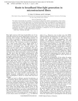 Route to broadband blue-light generation in microstructured fibers