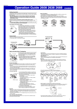 Operation Guide 2608 2638 2688 - Support