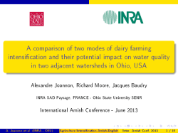 A comparison of two modes of dairy farming