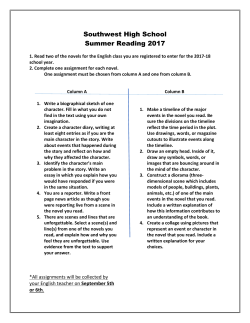 Summer Reading List - Southwest Miami Senior High