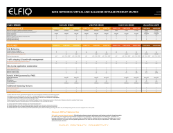 elfiq networks virtual link balancer detailed product matrix