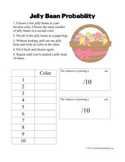 Jelly Bean Probability