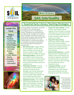 SAIL Into Quality - Skip-a-Long