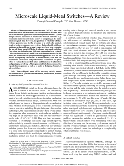 Microscale Liquid-Metal Switches—A Review - CJ Kim Lab