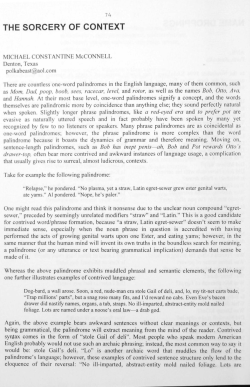 The Sorcery of Context - Digital Commons @ Butler University