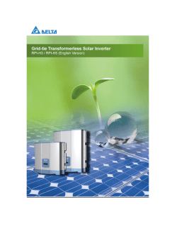 User Manual - Delta Electronics, Inc.