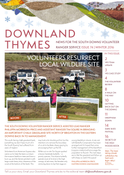 Downland Thymes Issue 74 - South Downs National Park Authority