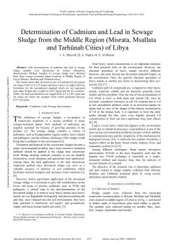 Paper - World Academy of Science, Engineering and