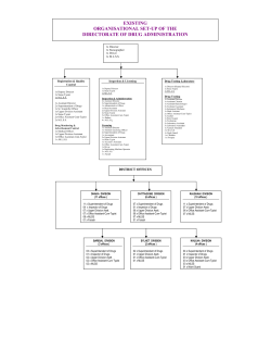 - Directorate General of Drug Administration
