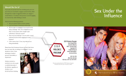 Sex Under the Influence