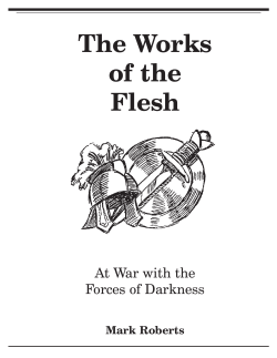 Works of the Flesh CMT - BibleClassMaterial.com