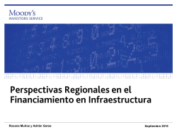 Perspectivas Regionales en el Financiamiento en