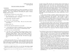 The Many Moral Realisms - UNC Philosophy - UNC
