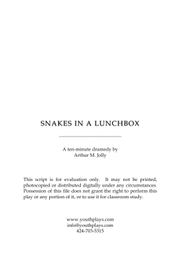 SNAKES IN A LUNCHBOX