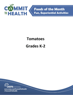 Tomatoes Grades K-2