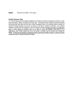 Pledge Revisions