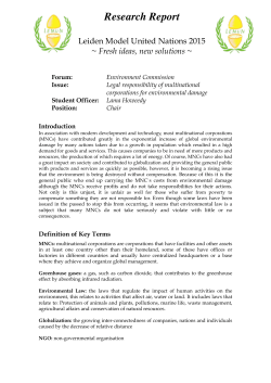 RR EC on legal responsibility of multinational corporations