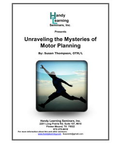 Presentation - National Autism Conference