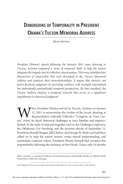 dimensions of temporality in president obama`s tucson memorial