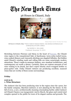36 Hours in Chianti, Italy