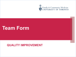 Team Form