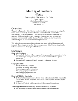 Meeting of Frontiers Alaska