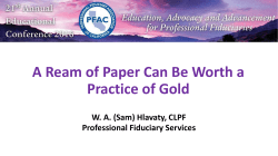 A Ream of Paper Can Be a Worth A Practice of Gold