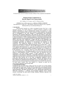 Enhanced ionic conductivity in