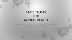 State Trusts for Mental Health