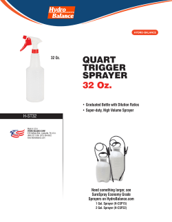 QUART TRIGGER SPRAYER 32 Oz. - hydro