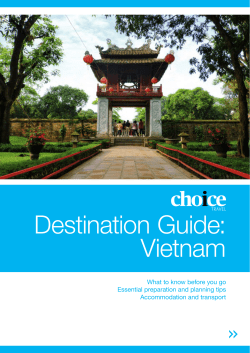 CHOICE Travel Destination Guide: Vietnam
