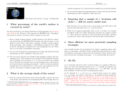 1 What percentage of the world`s surface is covered by water? 2