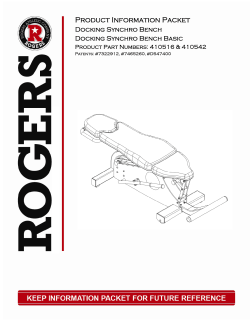 Product Information Packet