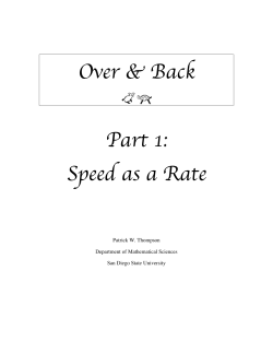 special unit on average rates of change