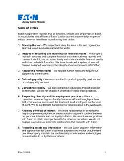 Code of Ethics