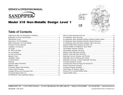 Model S10 Non-Metallic Design Level 1