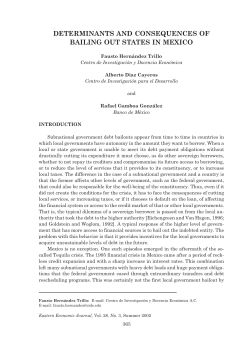 determinants and consequences of bailing out states in mexico