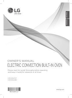 electric convection built-in oven