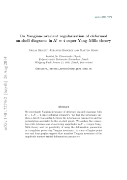 On Yangian-invariant regularisation of deformed