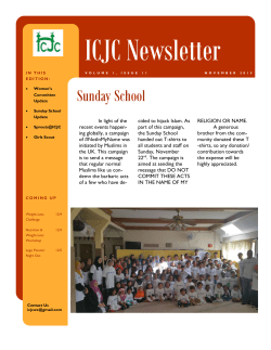 November 2015 Newsletter