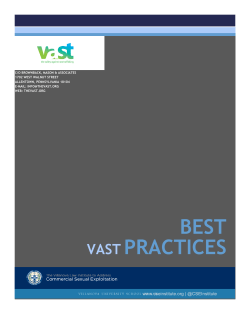 best practices - Valley Against Sex Trafficking