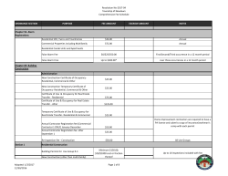 Fee Schedule - Newtown Township