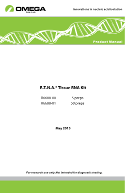 EZNA® Tissue RNA Kit - Omega Bio-tek